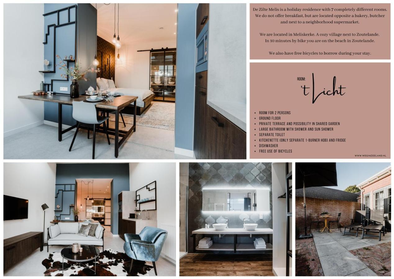 Hotel De Zilte Melis Meliskerke Exteriér fotografie