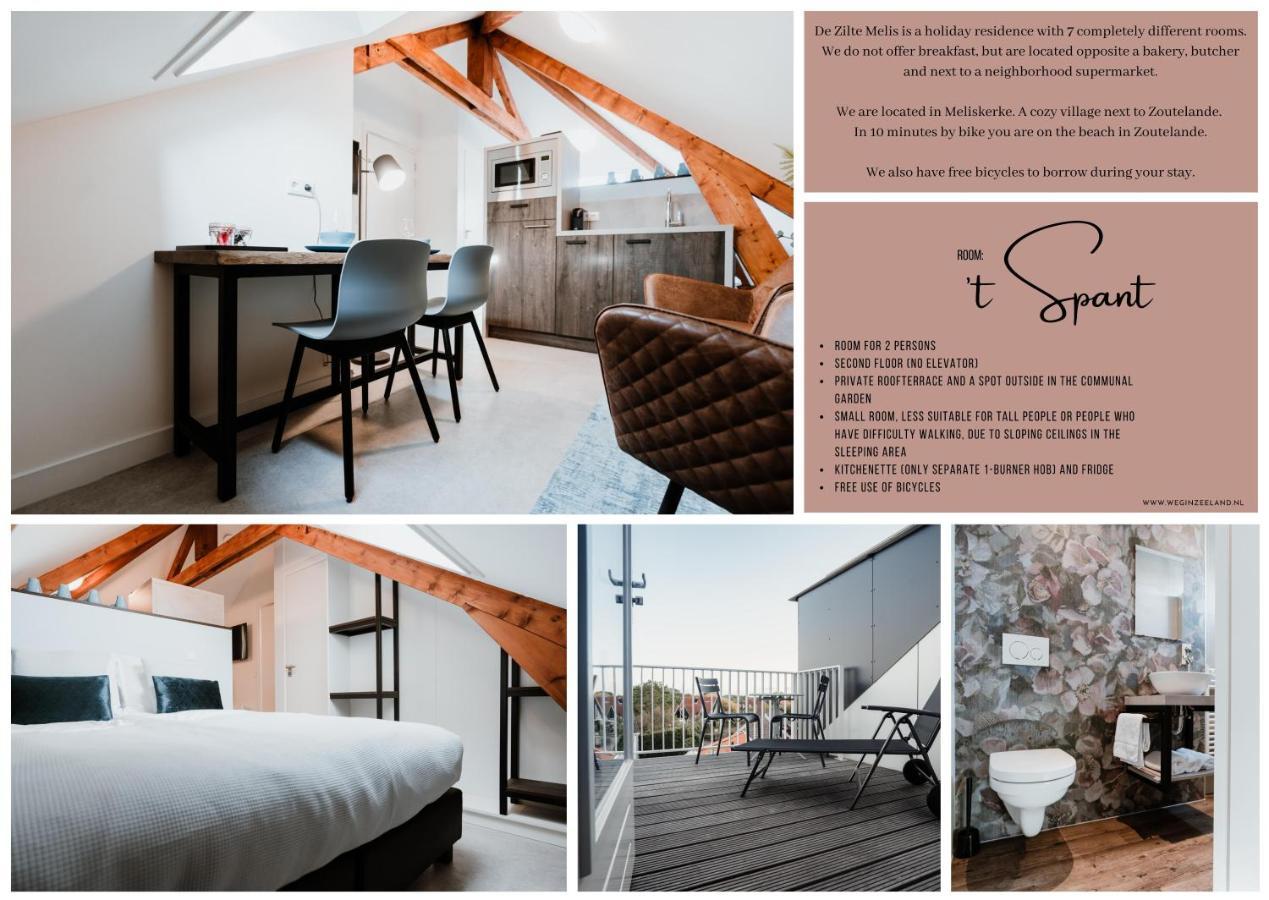 Hotel De Zilte Melis Meliskerke Exteriér fotografie